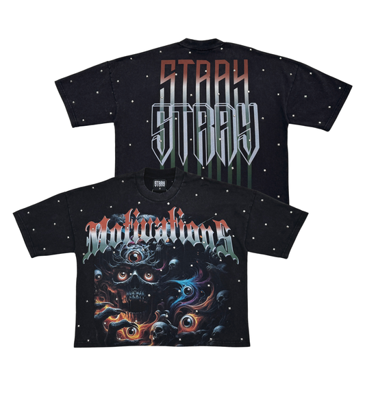 Stray wide & crop fit tshirt