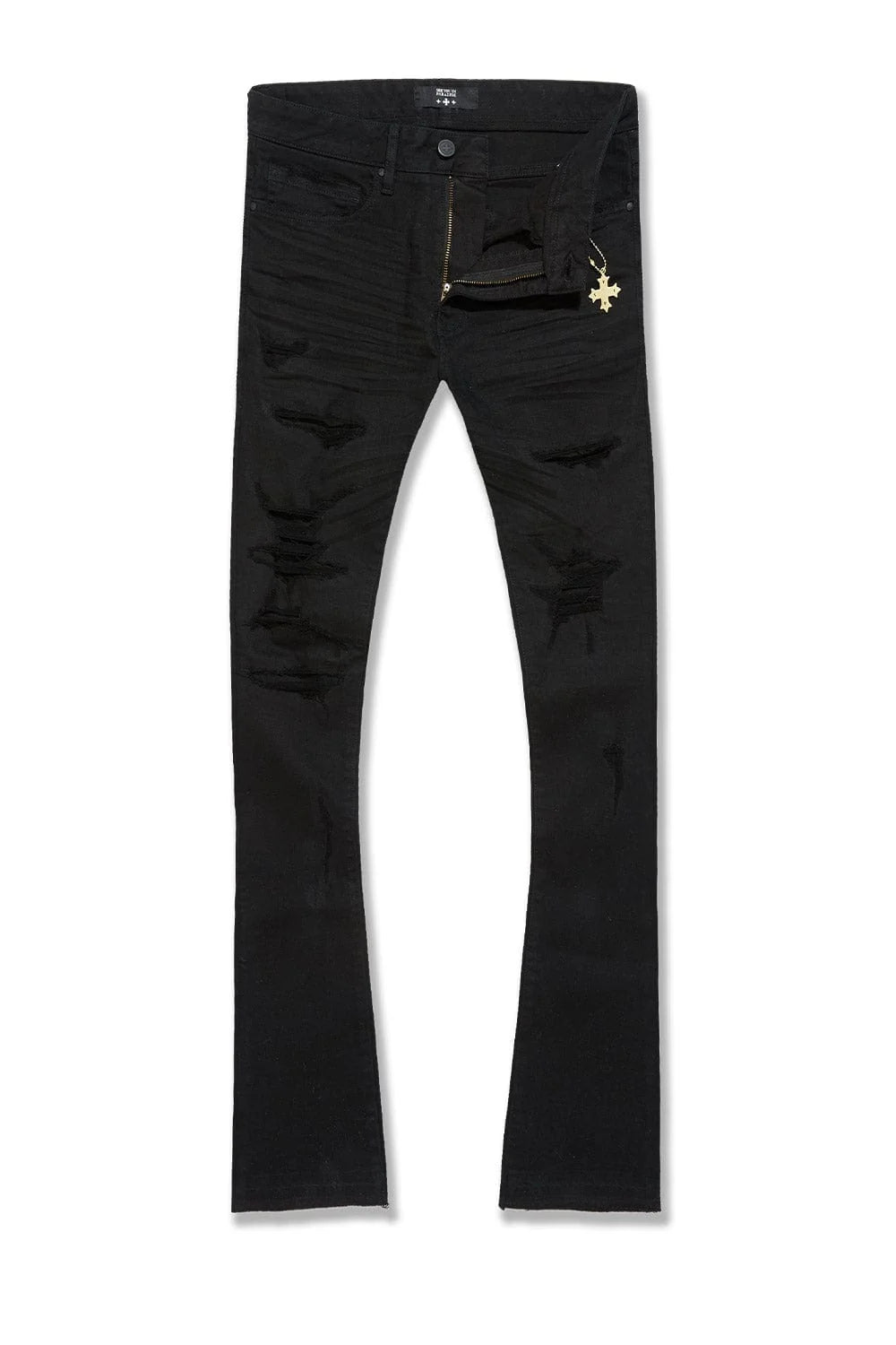 JORDAN CRAIG MARTIN STACKED BLACK DENIM - JTF934R