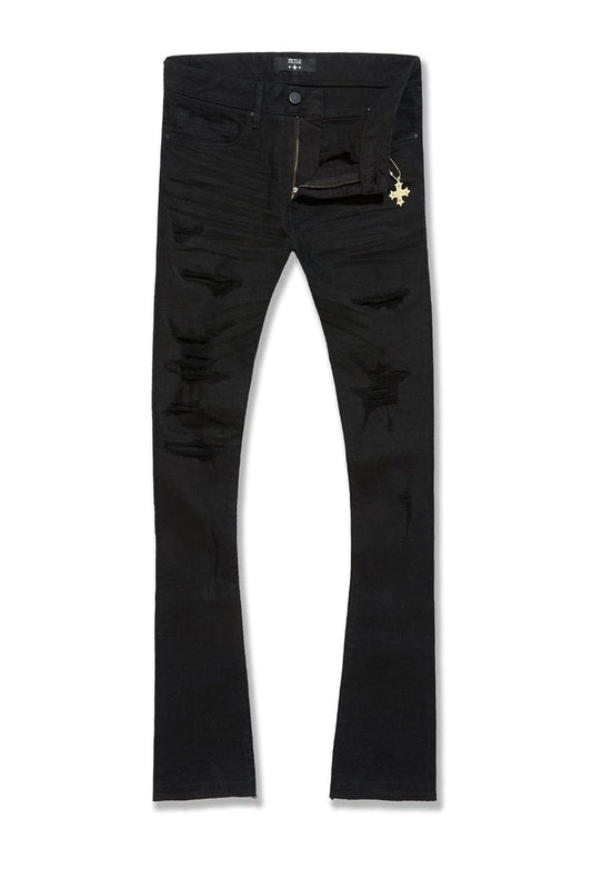 JORDAN CRAIG MARTIN STACKED BLACK DENIM - JTF934R