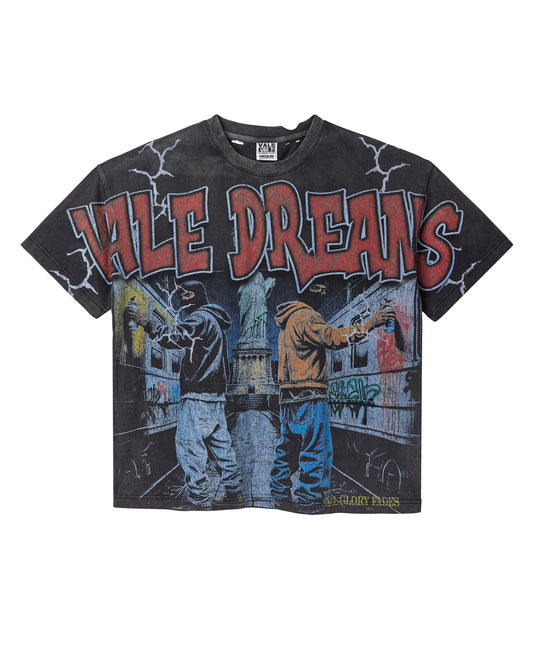 VALE FOREVER TAG BIG TEE BLACK