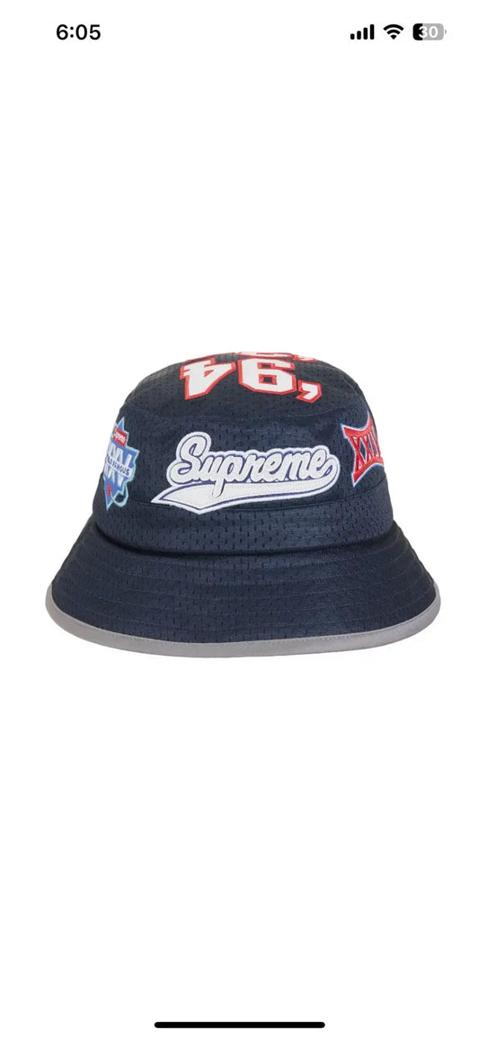Supreme Playoffs Mesh Crusher Hat NAVY BLUE