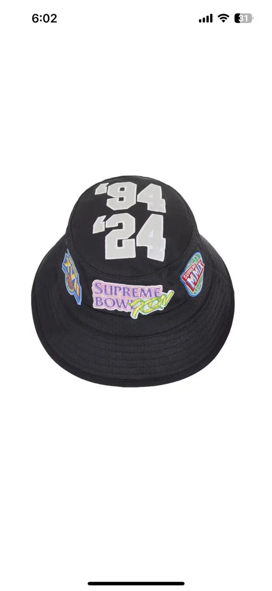Supreme Playoffs Mesh Crusher Hat BLACK