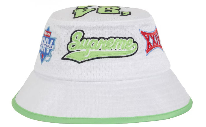 Supreme Playoffs Mesh Crusher Hat WHITE/MINT GREEN