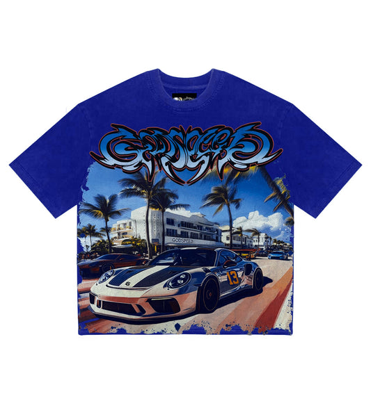 GODSPEED MIAMI GT TEE BLUE MIAMI EXCLUSIVE
