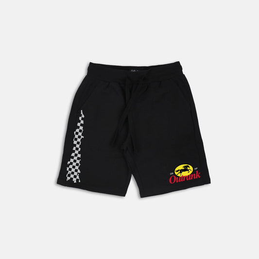 Outrank - THE FAST LANE EMBROIDERED AND PRINTED SHORTS