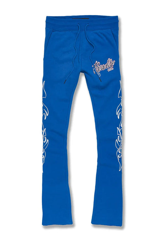 JORDAN CRAIG  PARADISE WORLD TOUR STACKED SWEATPANT ROYAL BLUE-8241L