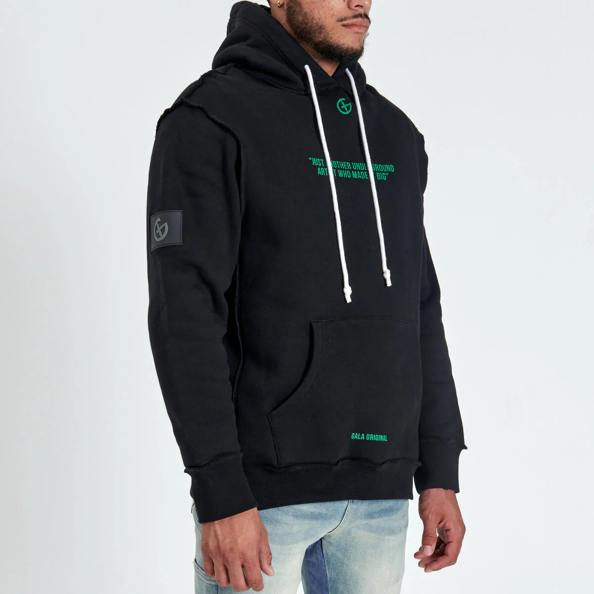 GALA Abstract Hoodie - Black