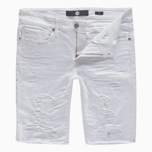 JORDAN CRAIG WHITE JEAN SHORTS -J3187S