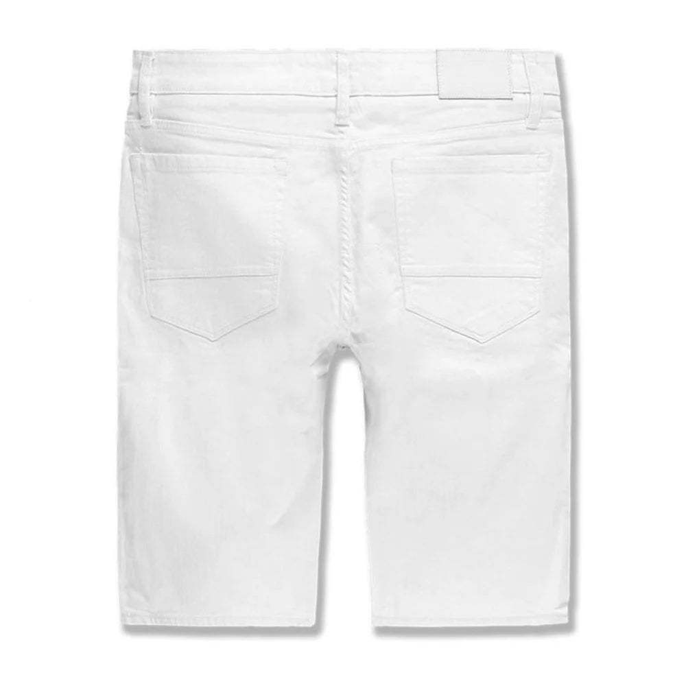 JORDAN CRAIG NASHVILLE RETRO SLUB SHORTS (WHITE) J3173S