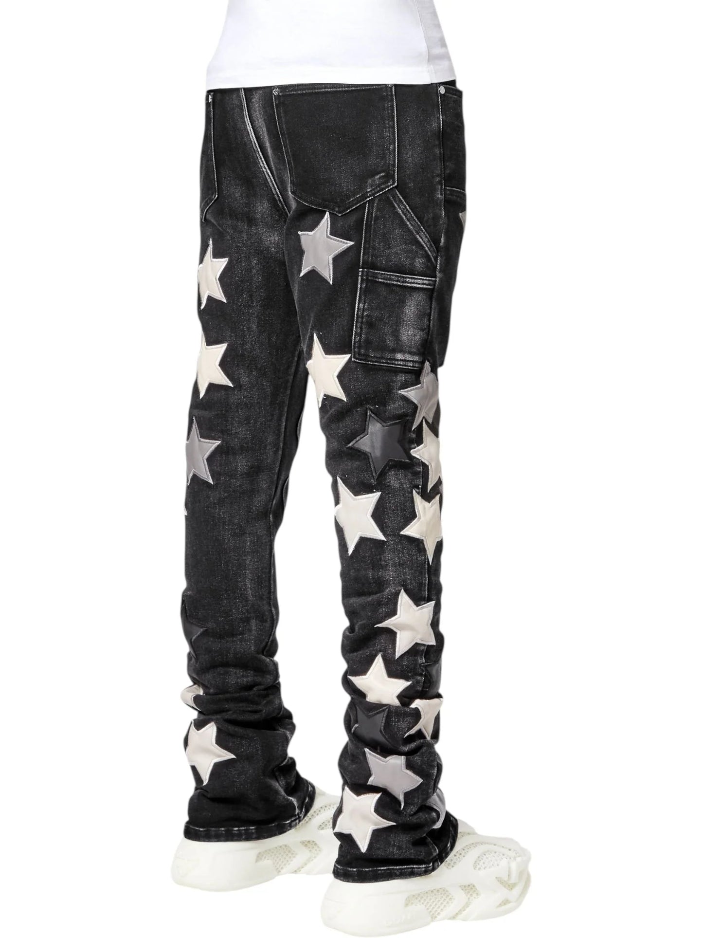 Guapi Obsidian Black Vintage Stars Denim
