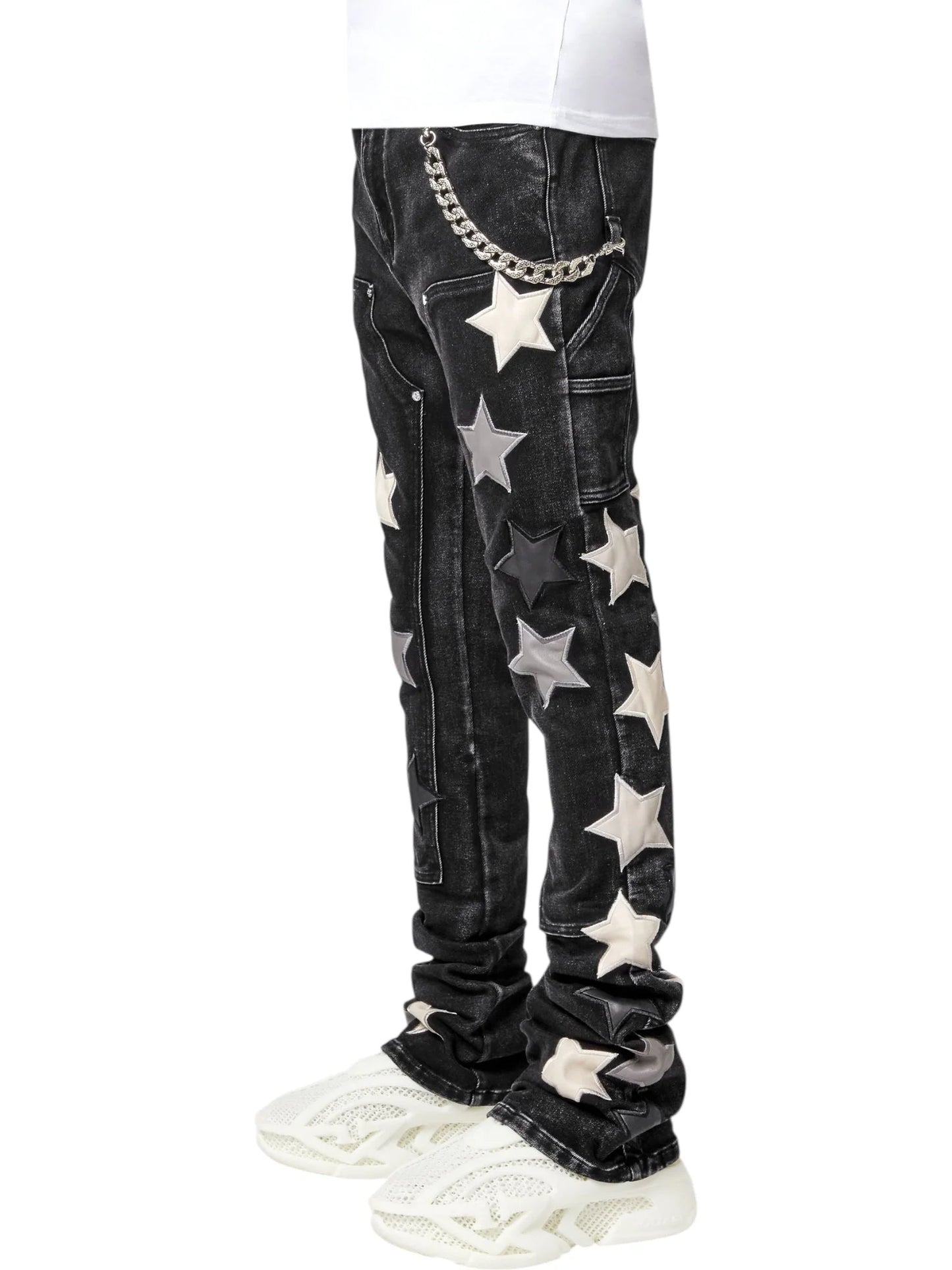 Guapi Obsidian Black Vintage Stars Denim