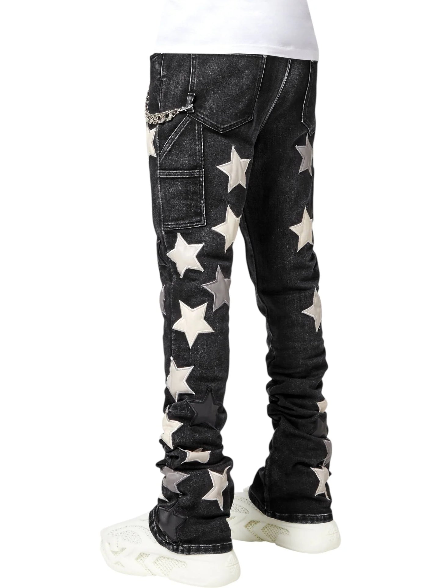 Guapi Obsidian Black Vintage Stars Denim