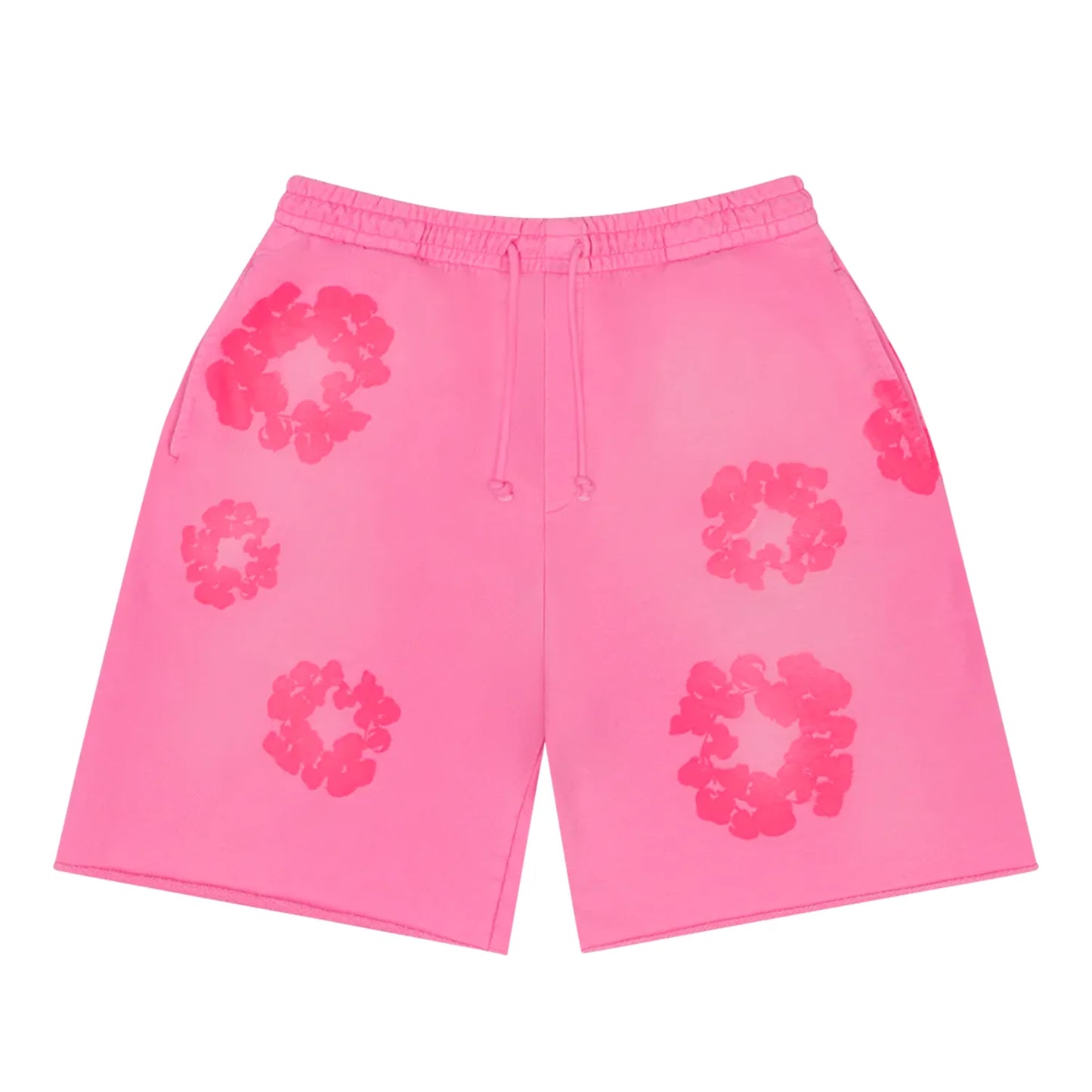 Denim Tears Mono Cotton Wreath Sweatshorts Pink