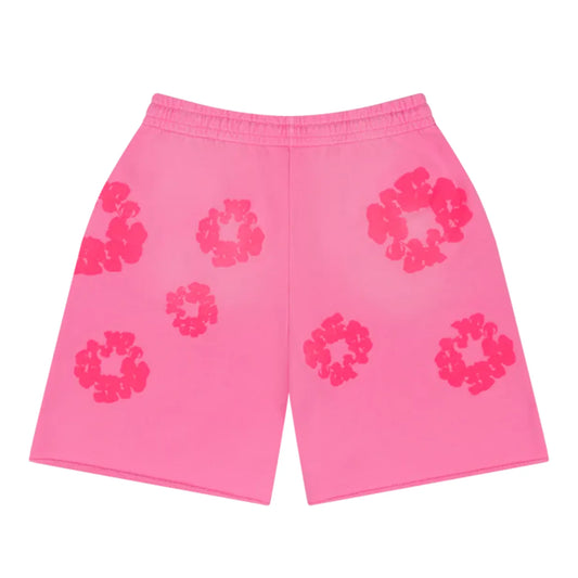 Denim Tears Mono Cotton Wreath Sweatshorts Pink