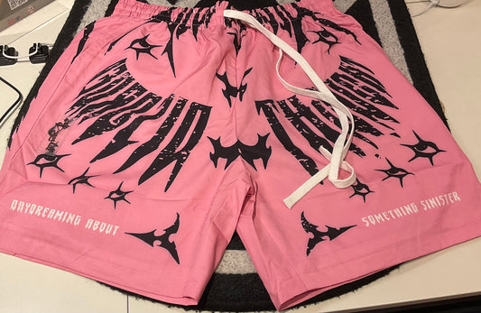 SUGARHILL - "SINISTER" POLY SHORTS (PINK)