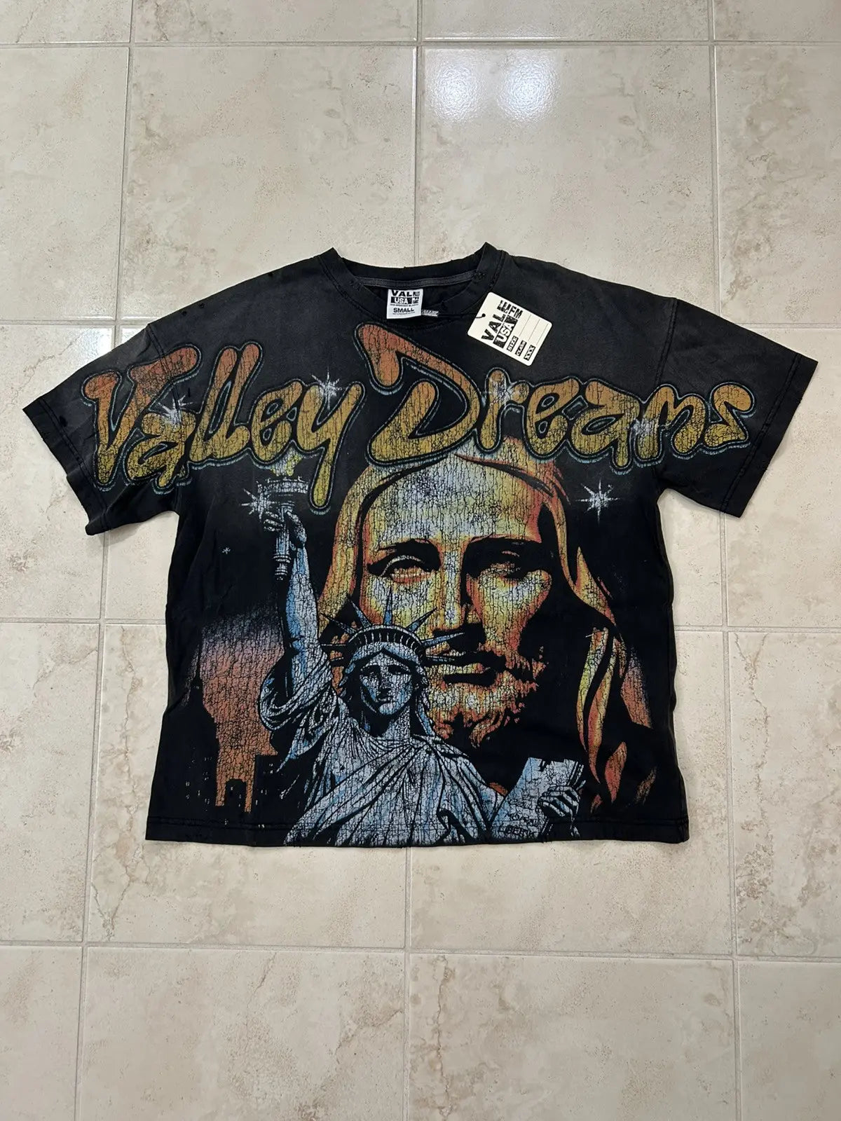 Vale Forever Valley Dreams Black Gods City Tee -BLACK