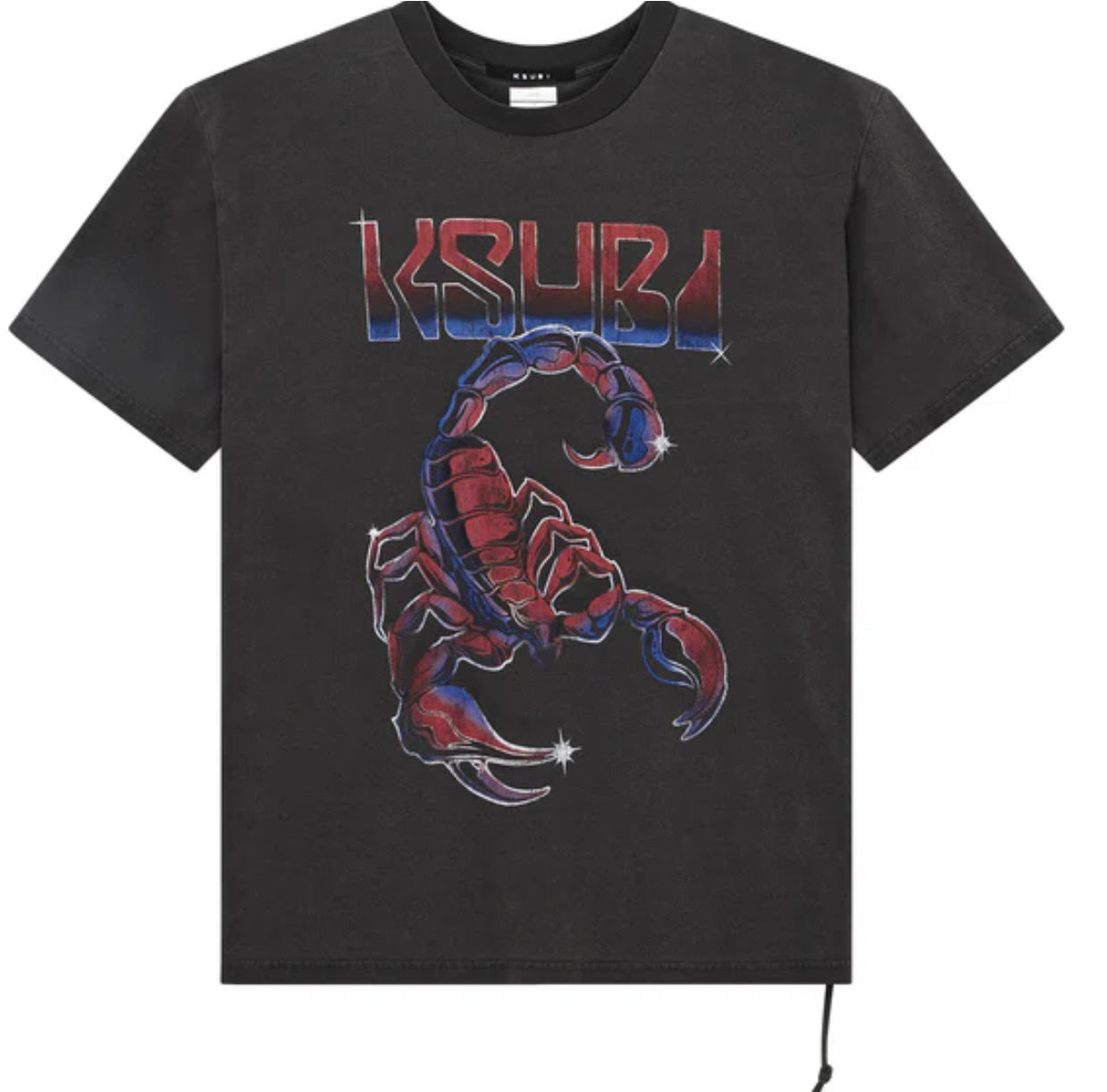 KSUBI Venom Ekcess Ss Tee Faded Black-MPF25TE026