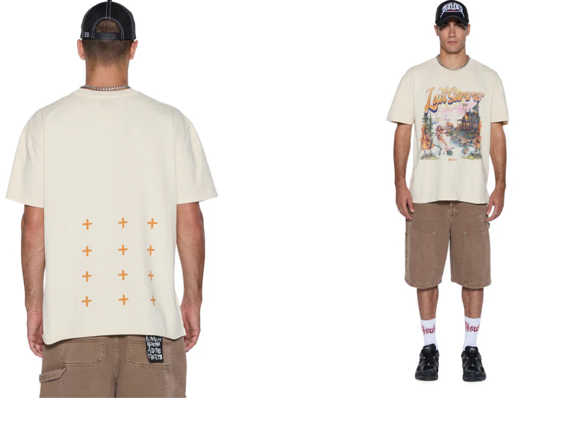 KSUBI Last Summer Biggie Ss Tee Desert-MPF25TE031