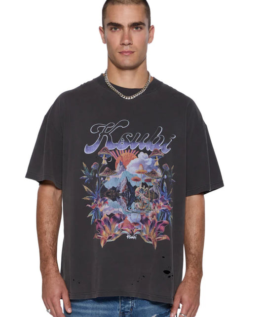 KSUBI Hendrix Ekcess Ss Tee Old Black-MPF25TE020