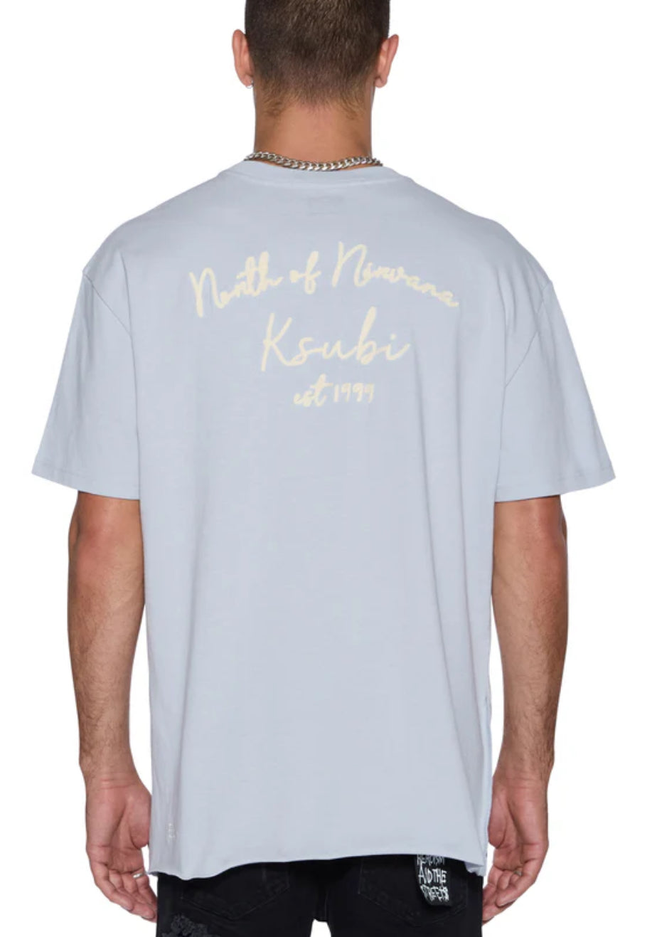 KSUBI Salud Biggie Ss Tee Blue Mist-MPF25TE018