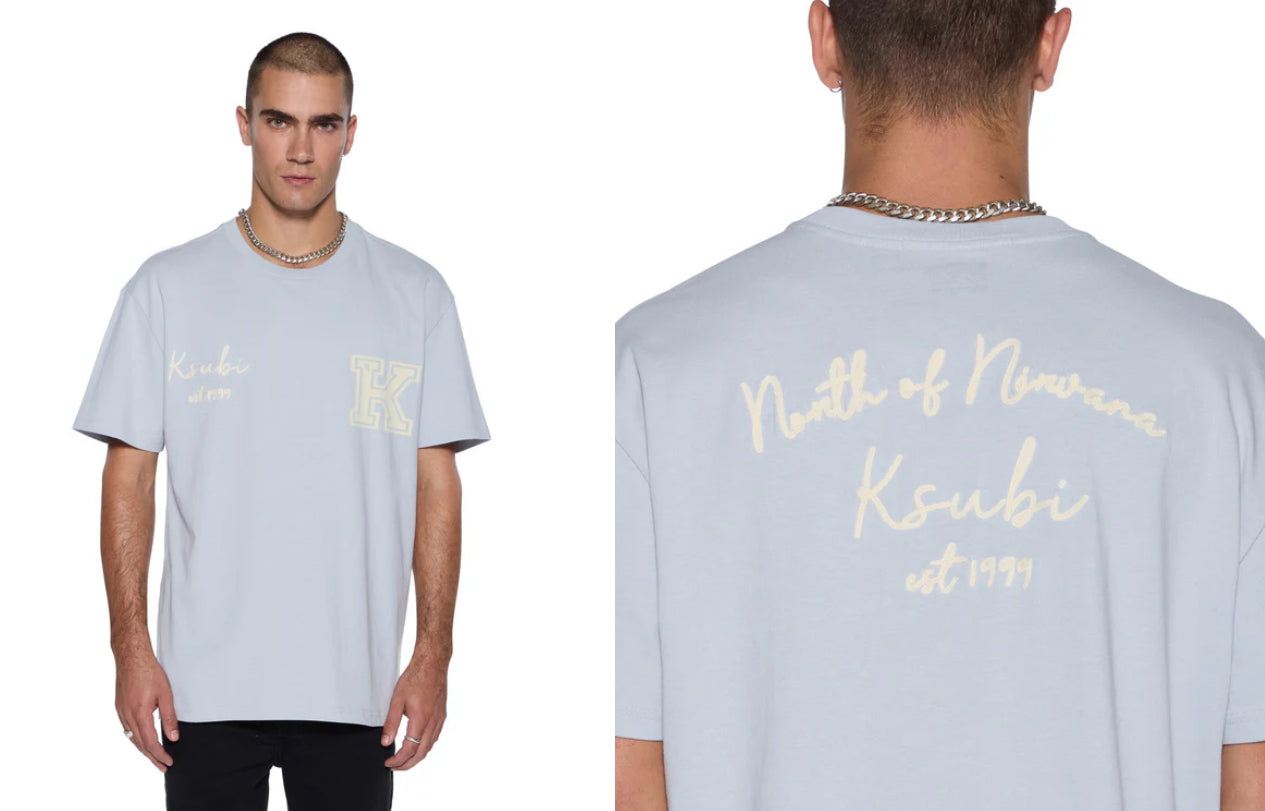 KSUBI Salud Biggie Ss Tee Blue Mist-MPF25TE018
