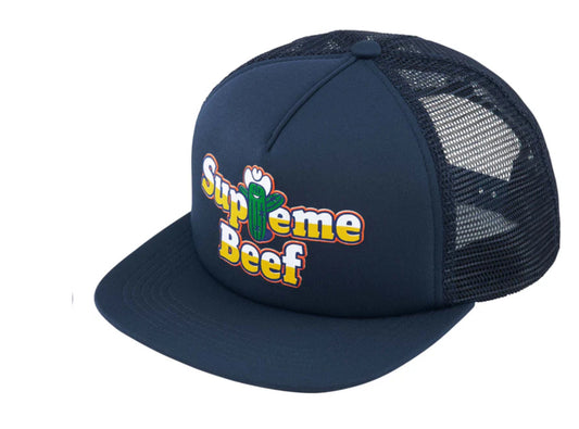 Supreme - hat Beef Mesh Back 5-Panel - NAVY
