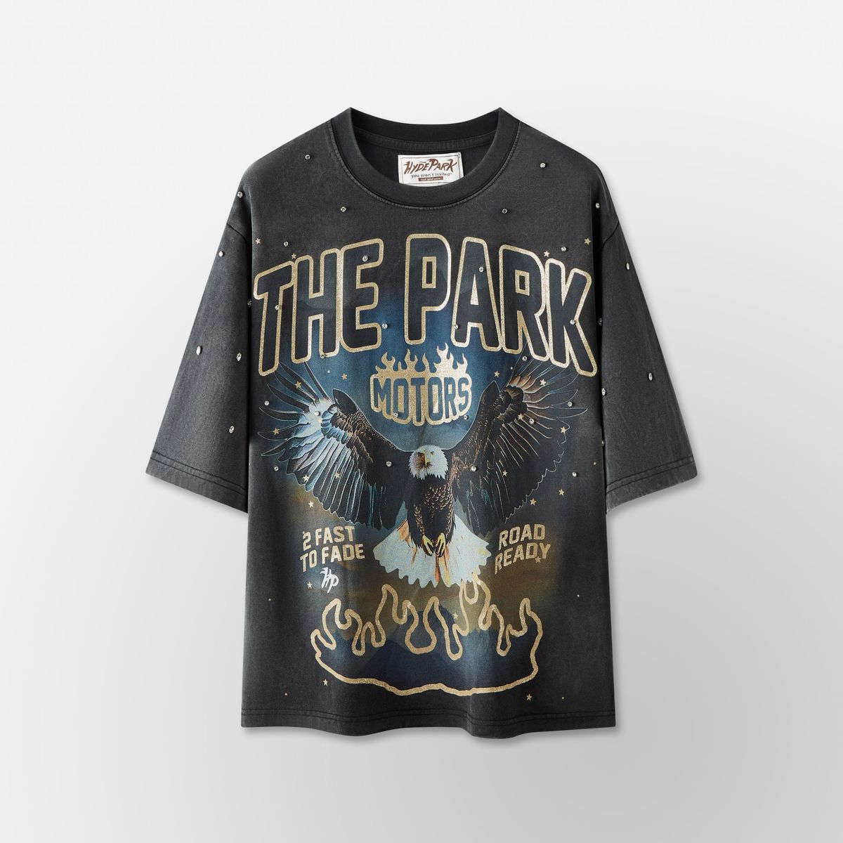 HYDEPARK MOTOR CO TEE BLACK