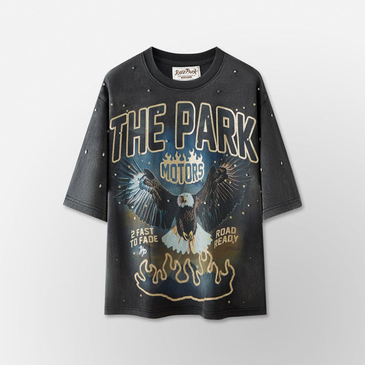 HYDEPARK MOTOR CO TEE BLACK