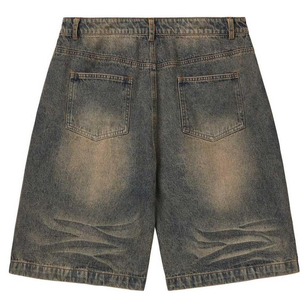 Vale Forever Skittle Denim Jean Shorts Blue