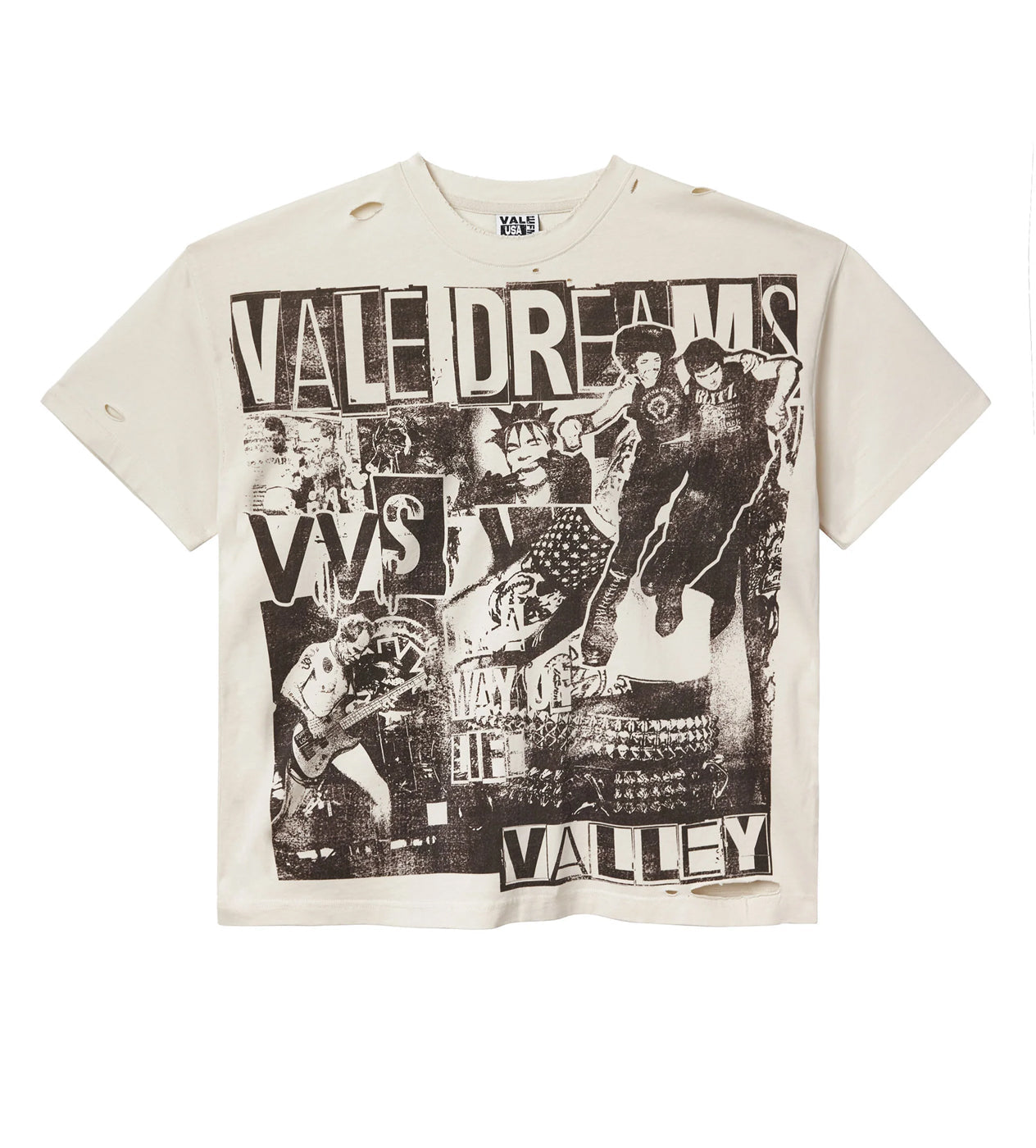 VALE FOREVER MOSHPIT TEE CREAM