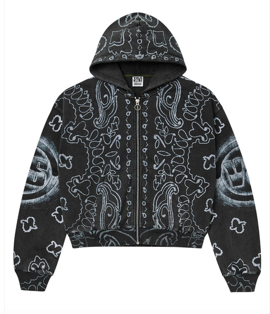 VALLEY-BLACK FLAG ZIP UP