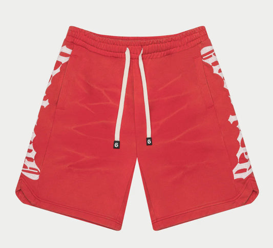 GODSPEED-CourtSide Shorts (Red Tie-Dye)