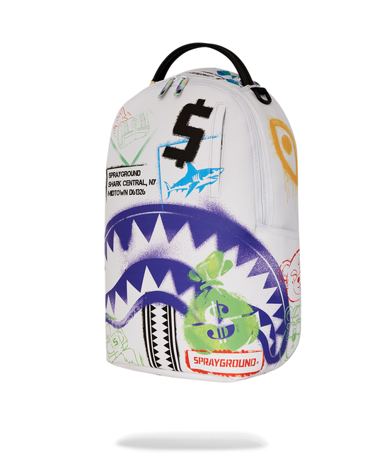SPRAYGROUND - SHARK CENTRAL CUT OUT FOR GREATNESS DLXSV BACKPACK