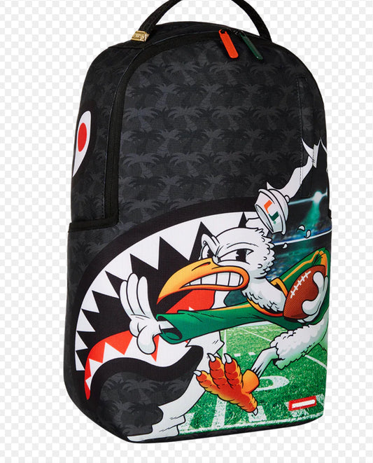 SPRAYGROUND - UNIVERSITY OF MIAMI TOUCHDOWN BACKPACK