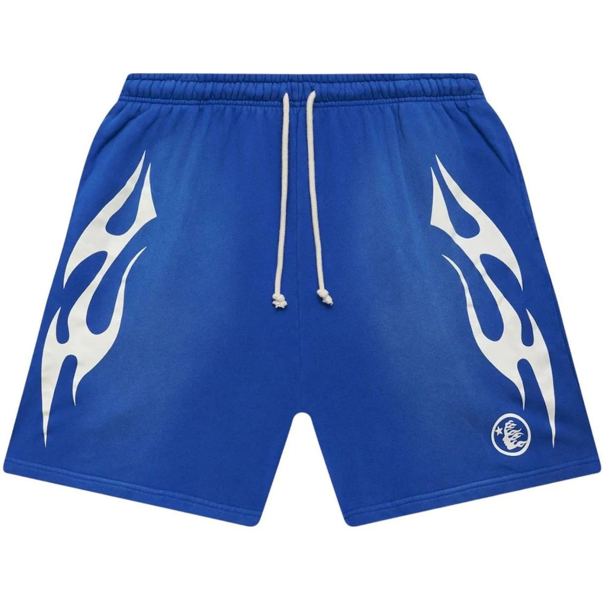 Hellstar - Flame Shorts Blue White