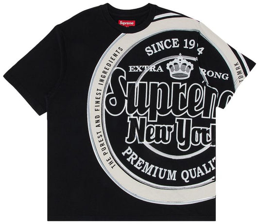 Supreme - T-shirt Lager Short-Sleeve Top 'Black'