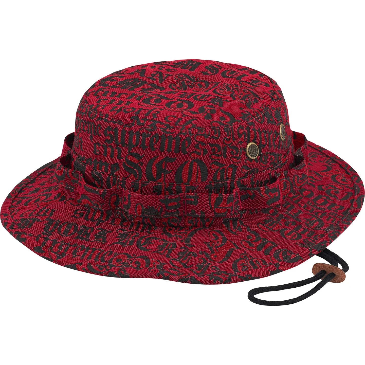Supreme - hat red Cities Jacquard Boonie