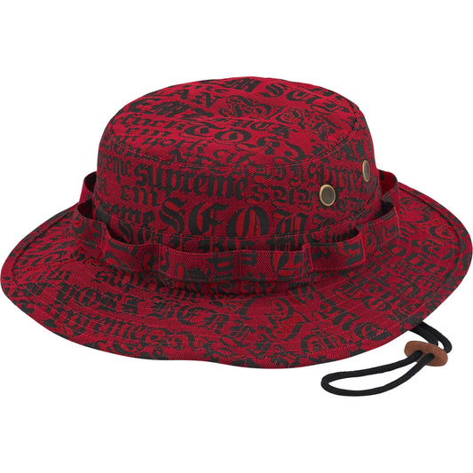 Supreme - hat red Cities Jacquard Boonie