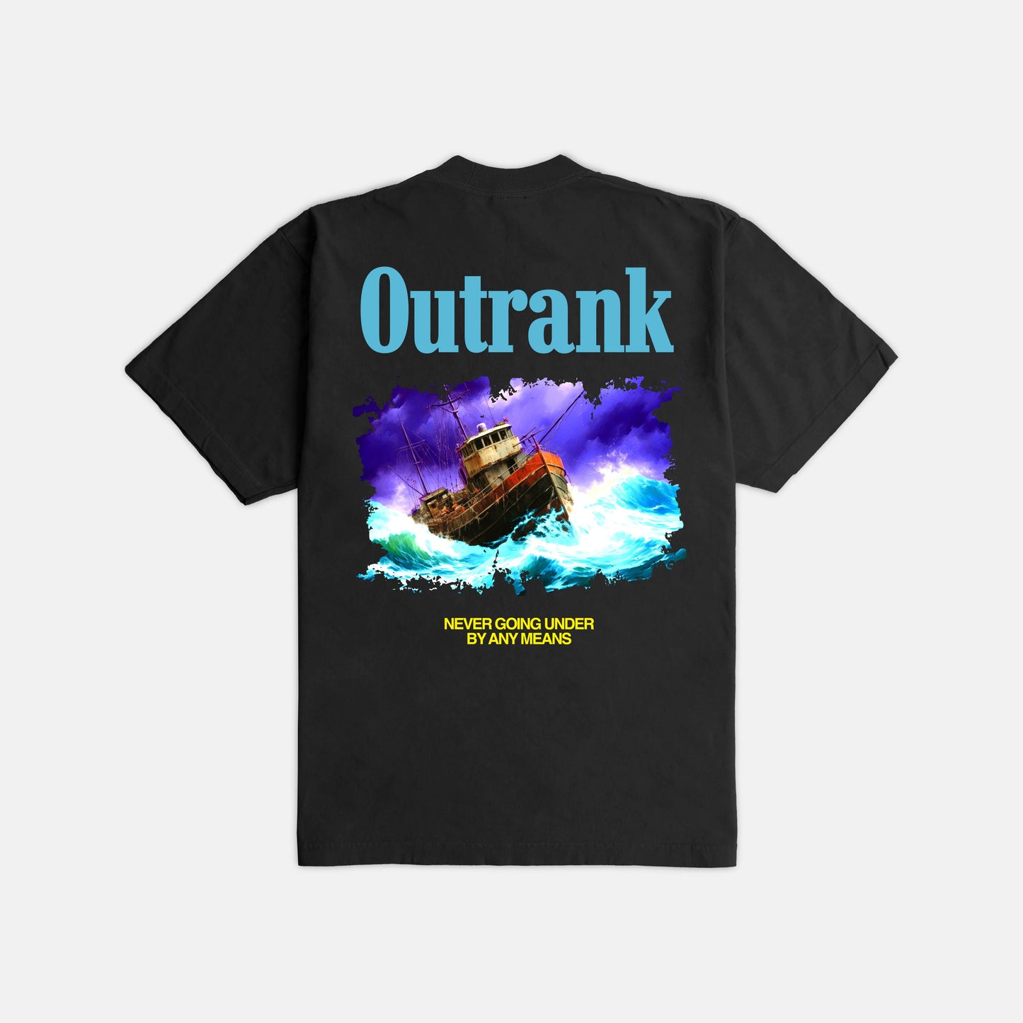 NEVER GOING UNDER ULTRA HEAVYWEIGHT T-SHIRT