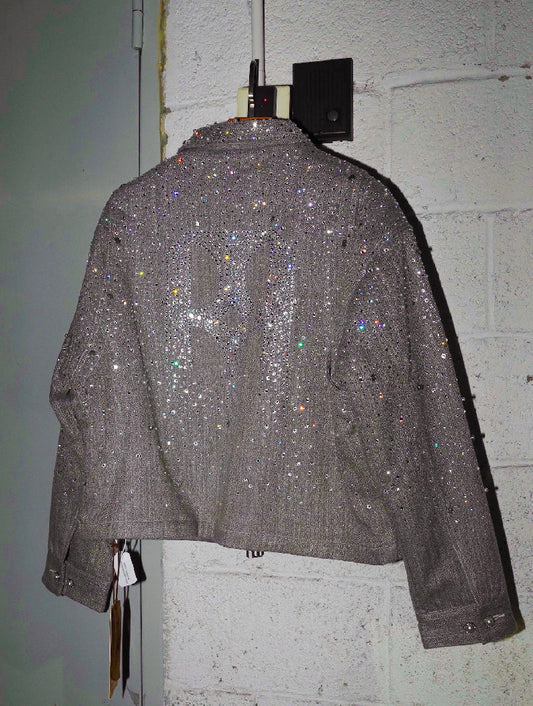 BIRTH OF ROYAL CHILD-20K Diamond Zipper Jacket in BRN