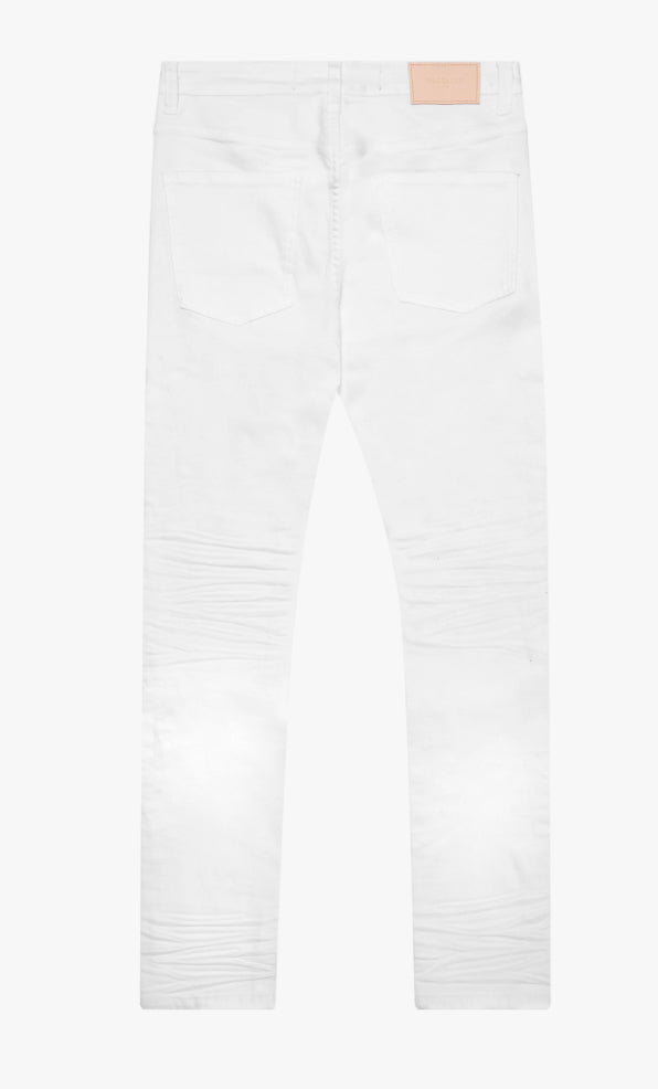 VALABASAS-MR CLEAN 2.0" WHITE SKINNY JEAN-VLBS1117