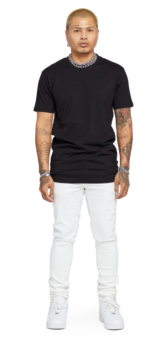 VALABASAS-MR CLEAN 2.0" WHITE SKINNY JEAN-VLBS1117