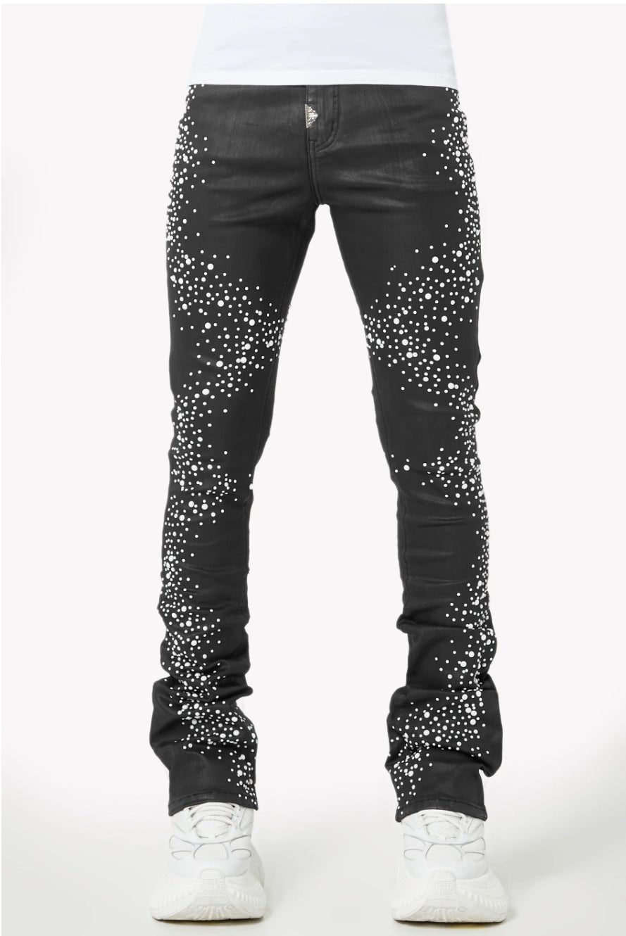 GUAPI - OBSIDIAN BLACK PEARLS DENIM