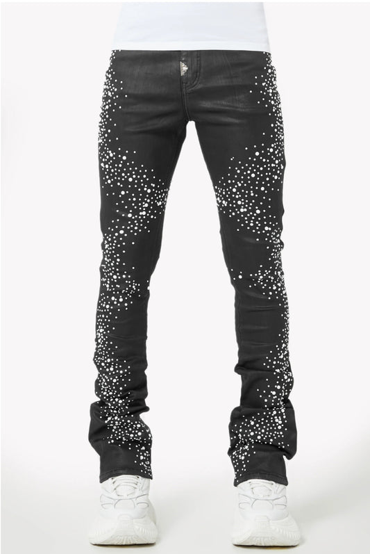 GUAPI - OBSIDIAN BLACK PEARLS DENIM