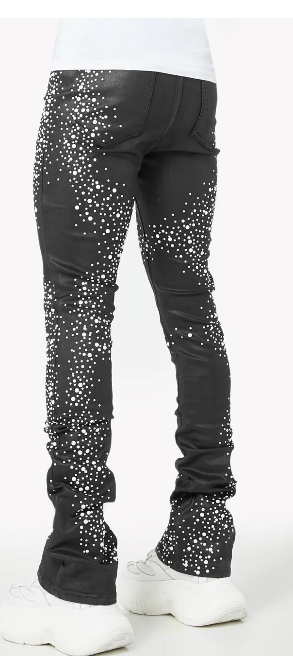 GUAPI - OBSIDIAN BLACK PEARLS DENIM