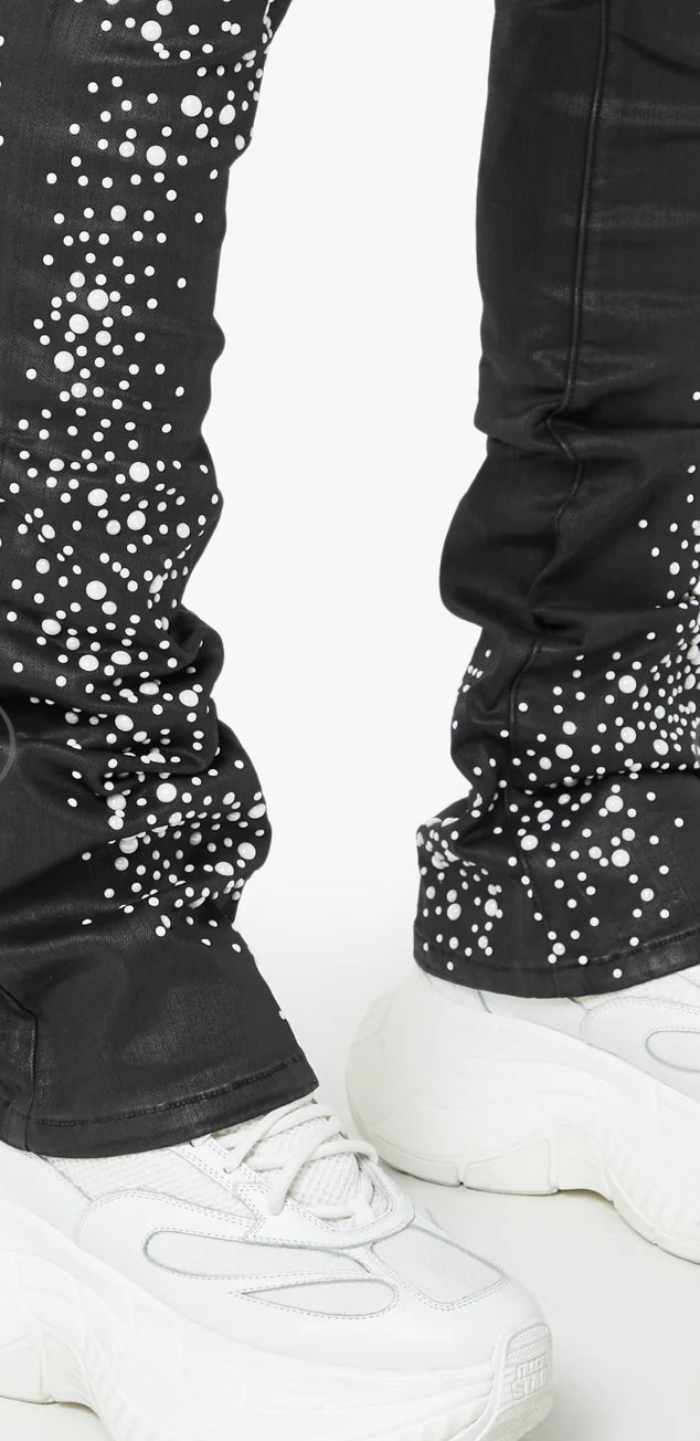 GUAPI - OBSIDIAN BLACK PEARLS DENIM
