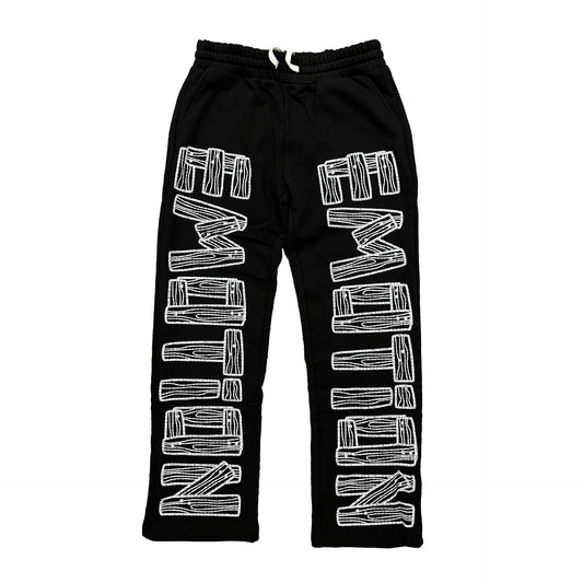 MIXED EMOTION-Black “Artist” Sweatpants