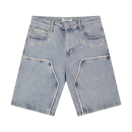 ALMOST SOMEDAY - Belfort Denim Jorts - Light Blue - AS-F25-060