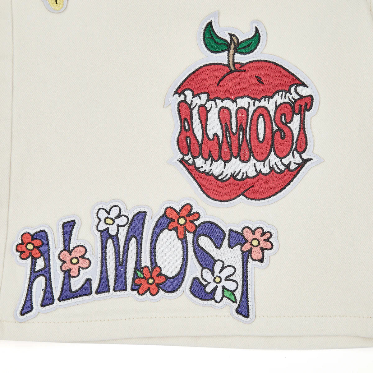 ALMOST SOMEDAY - Hendrix Denim Jorts - Cream - AS-F25-044