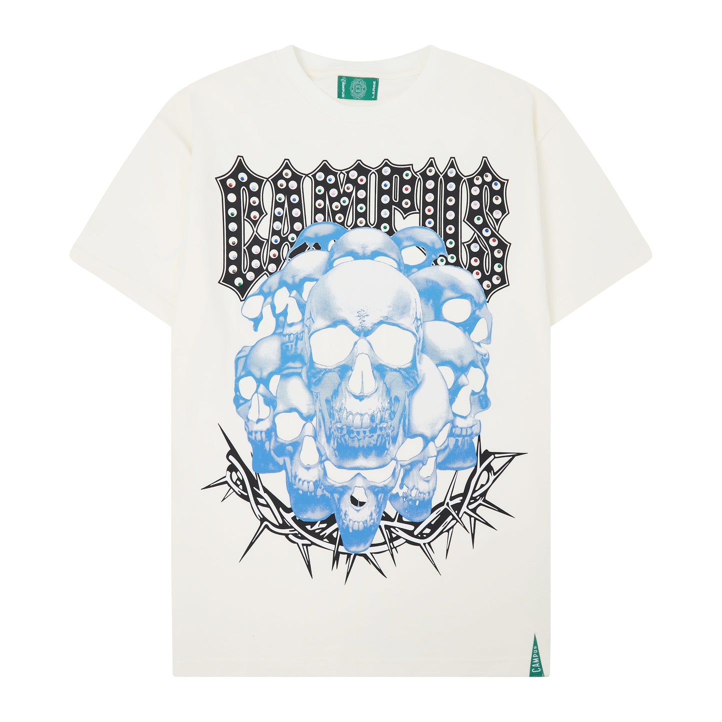 CAMPUS - Vengeance Tee (Cream) - CG-F25-F002